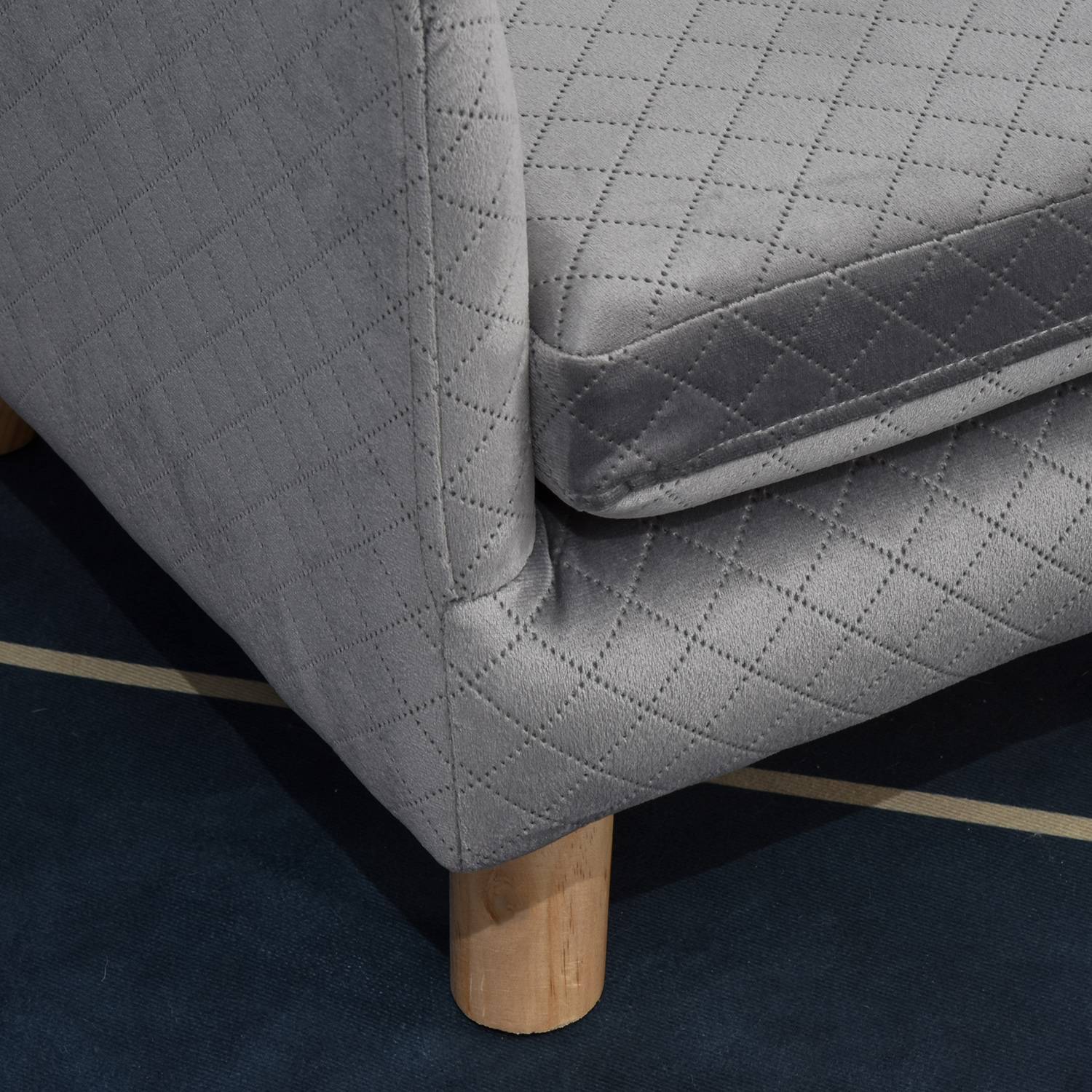 ComfortXL - Canapé lit velours pour chien et chat repos moelleux 64x45x36cm gris - ComfortXL Outdoor Living - Image 10