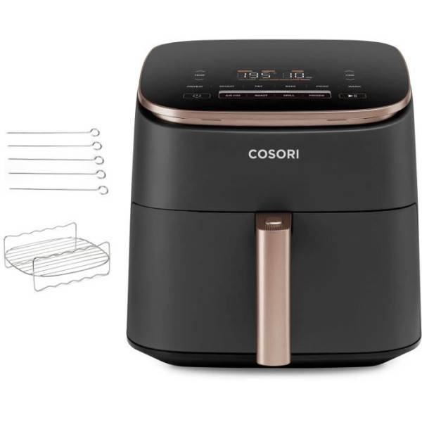 Friteuse Electrique  sans huile COSORI - Turbo Blaze Chef Edition - Capacité 6L - 6 programmes - 1725W - Noir - Image 1