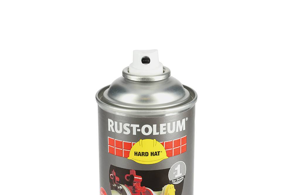 Couche de finition Hard Hat Ral-couleurs gris souris RAL 7005 500ml - RUST-OLEUM - 2186