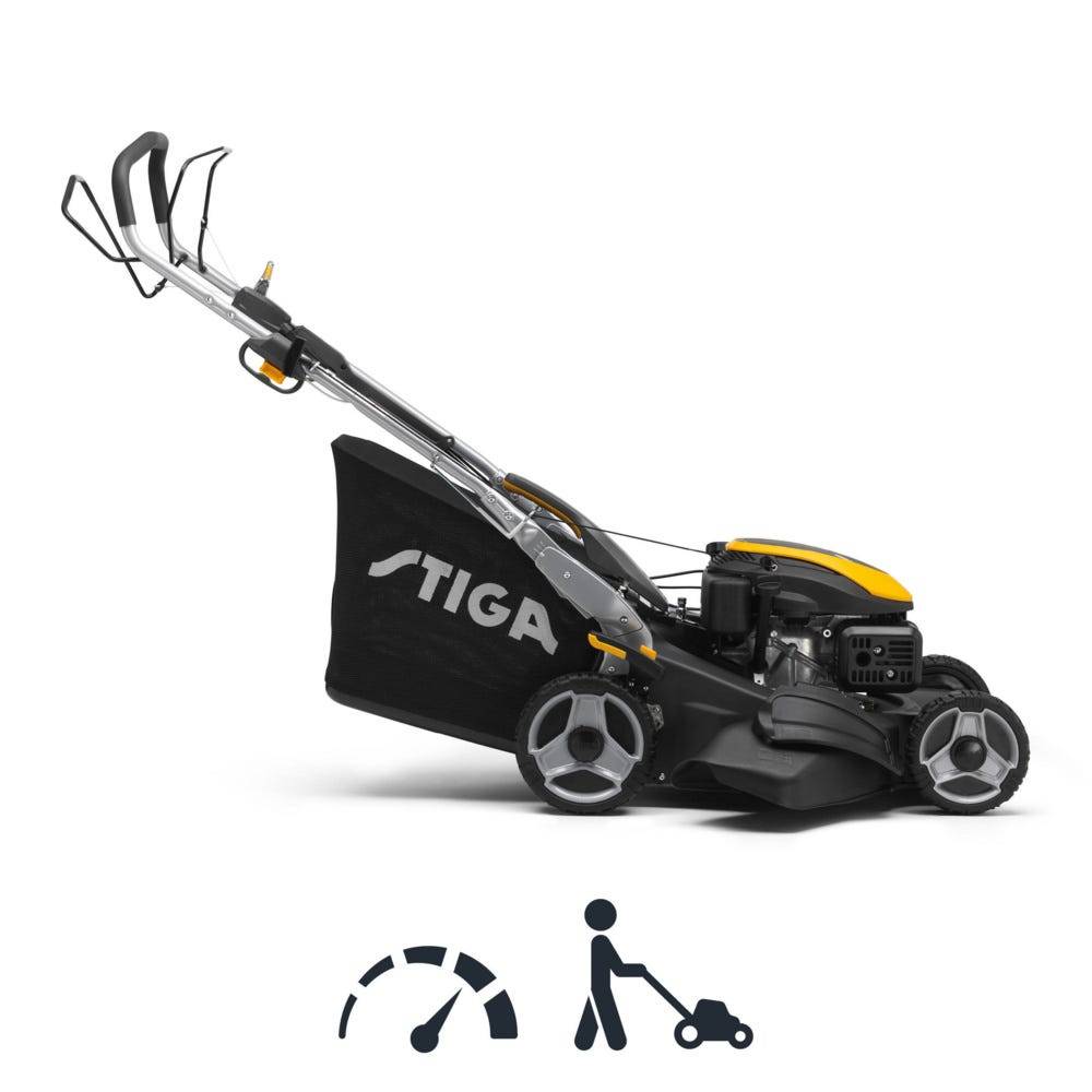 Stiga - Tondeuse À Essence STIGA Twinclip 950 V 196 CC Couper 48 CM 4 En 1 À Traction - Image 6