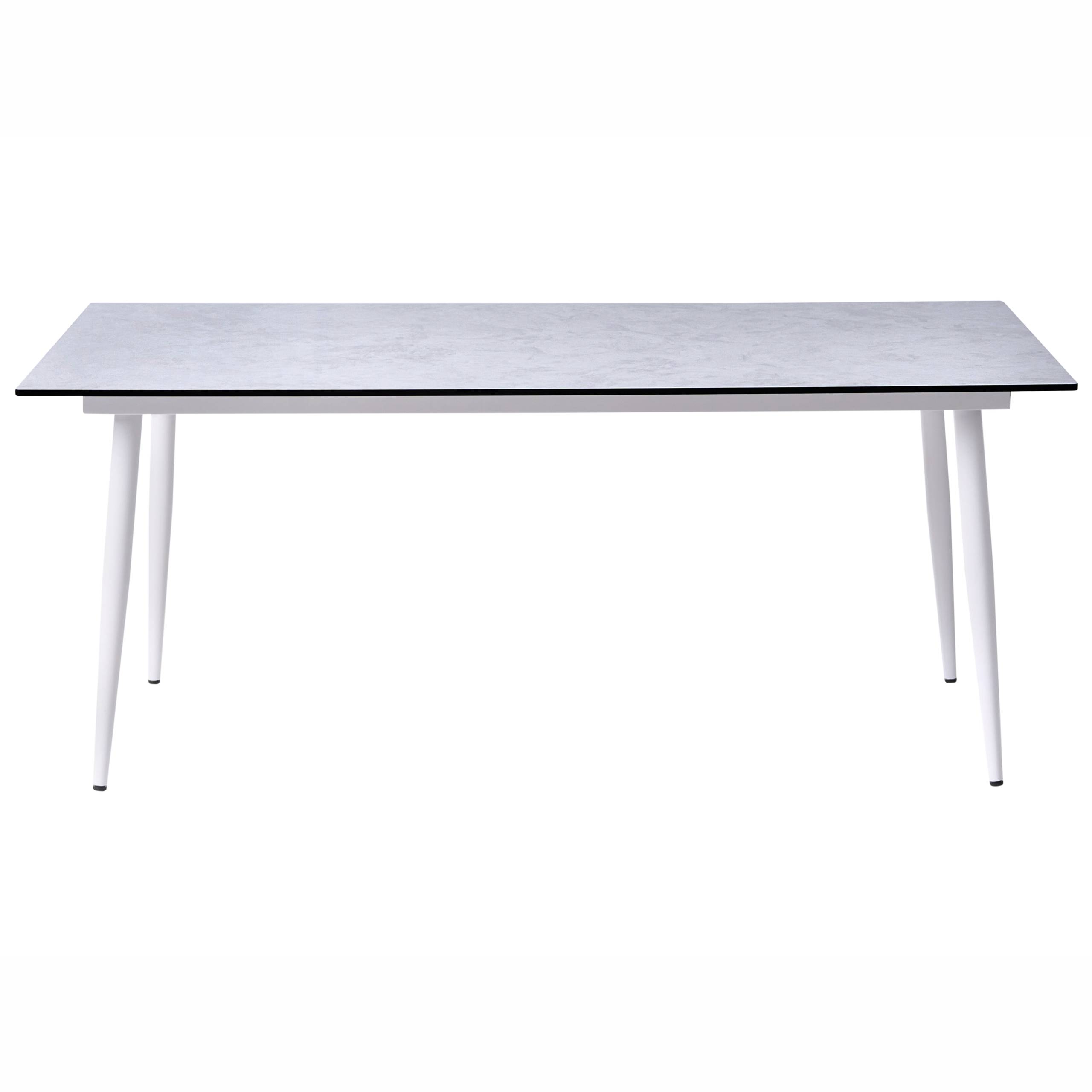 Table de repas Panneau stratifié haute pression HPL Gris clair TOLENTINO - Beliani - Image 3