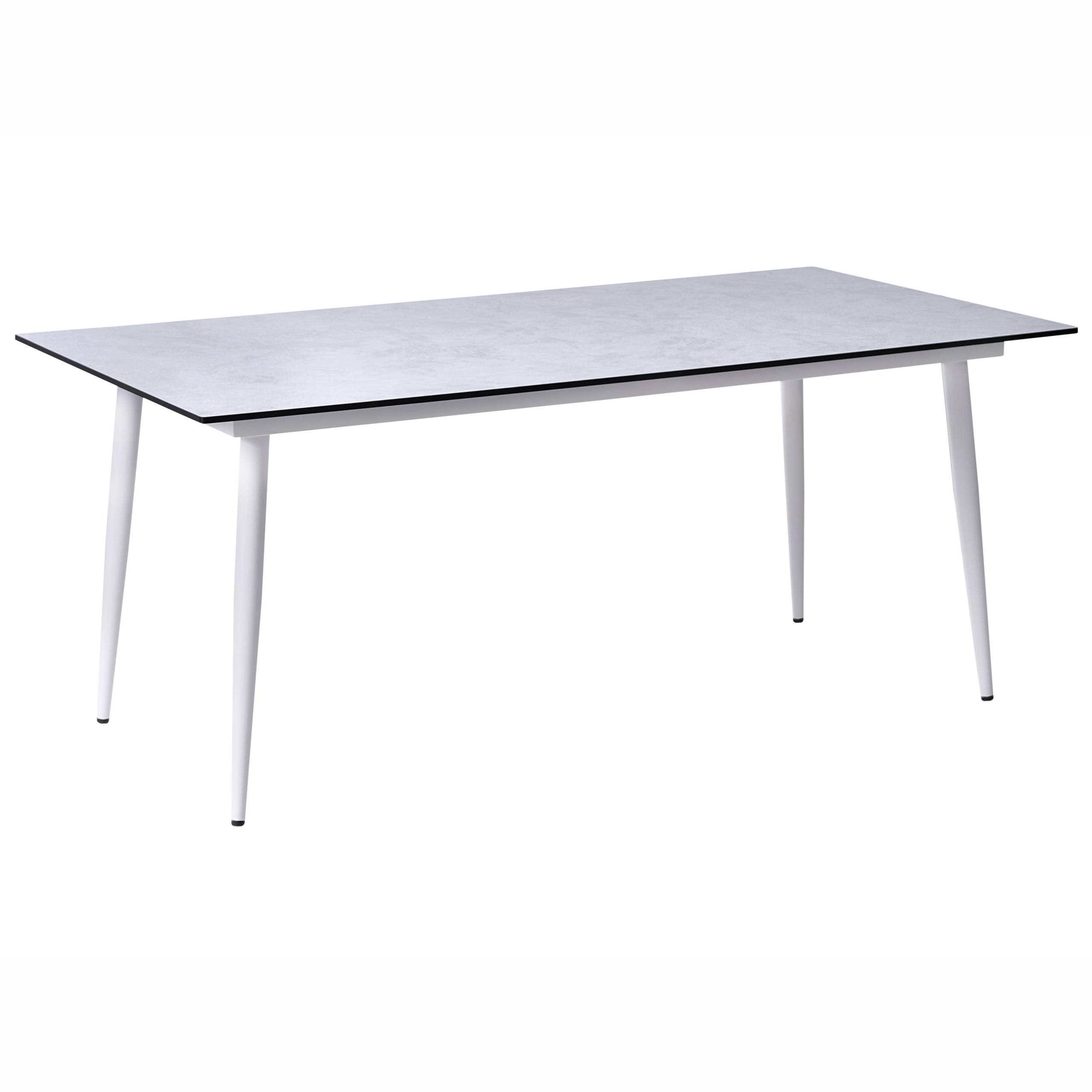 Table de repas Panneau stratifié haute pression HPL Gris clair TOLENTINO - Beliani - Image 1