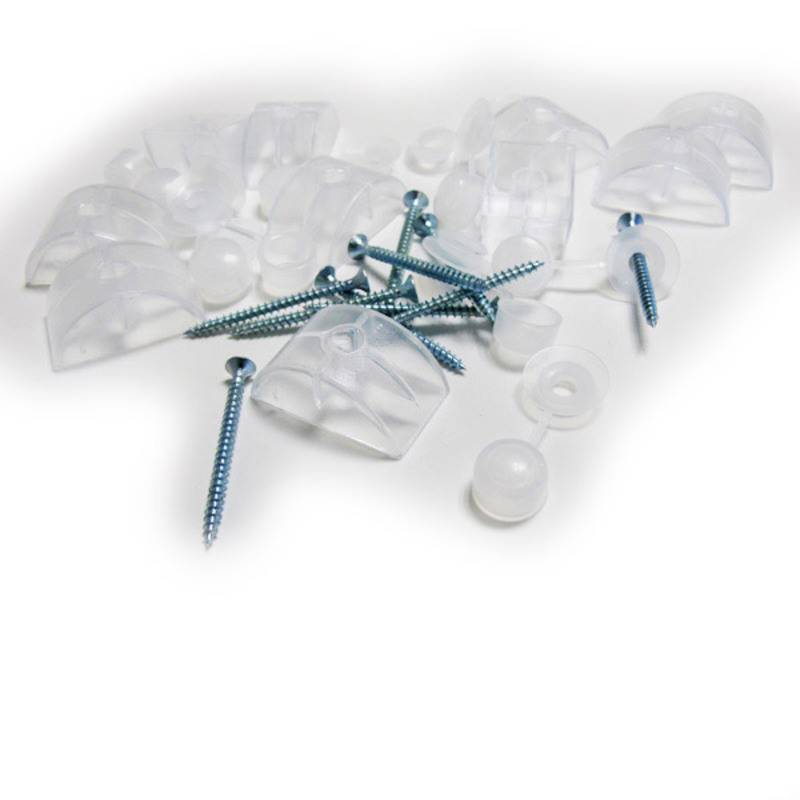 Kit de fixation petite onde (x10) - Coloris - Standard, Longueur - 4 cm