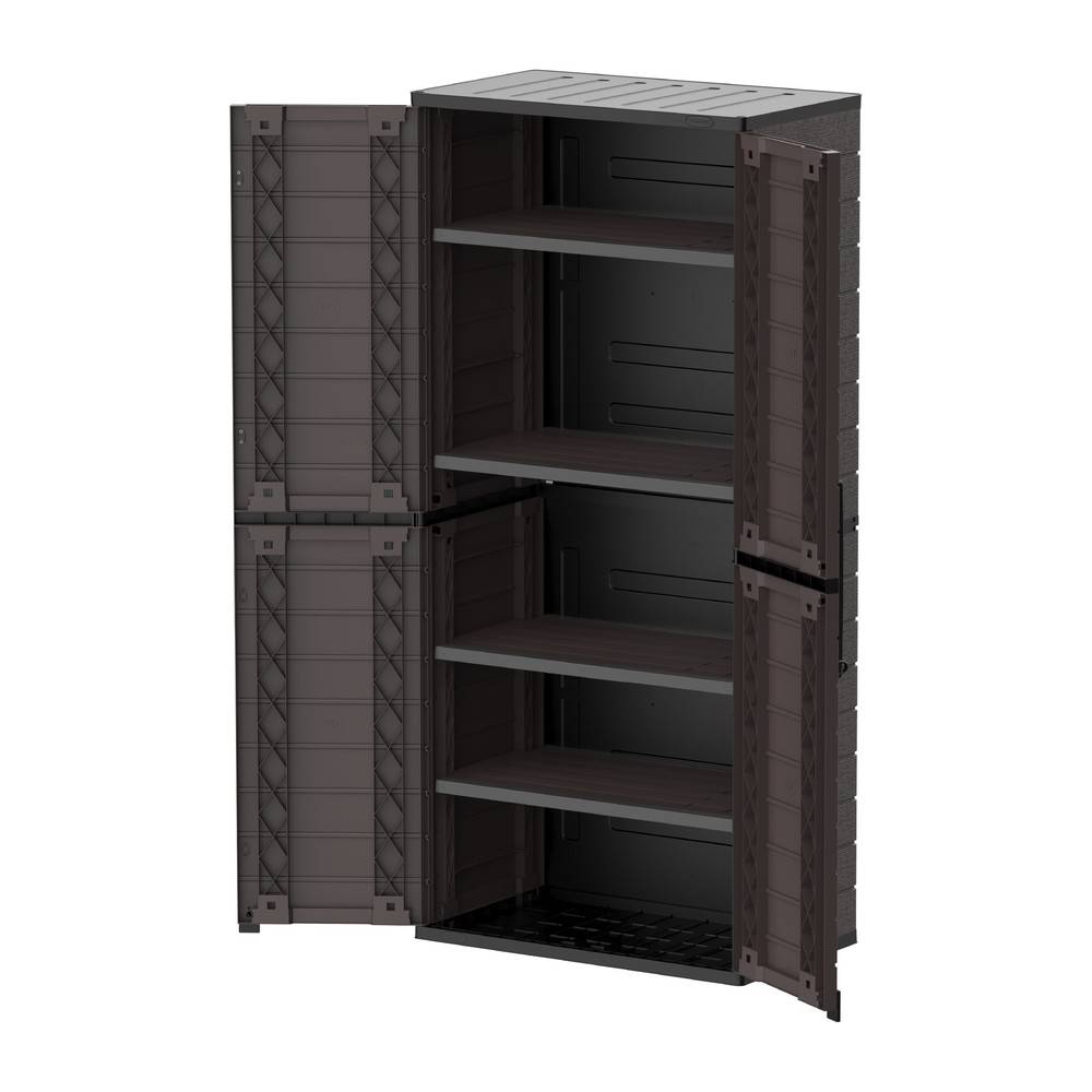 Duramax - Armoire de rangement haute - Marron Duramax - Imagen 2