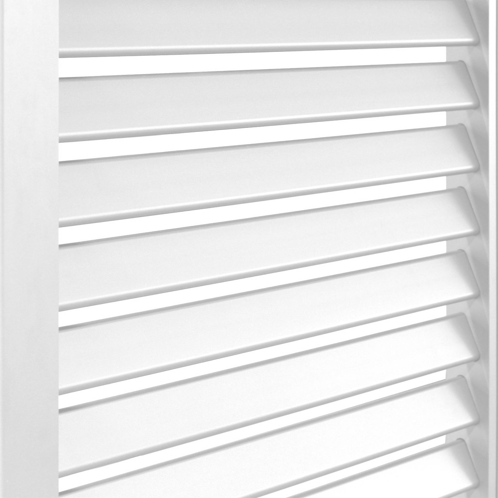sweeek - Pergola bioclimatique aluminium adossée 4x3m + 3 persiennes 130cm blanc Triomphe | sweeek - Image 3