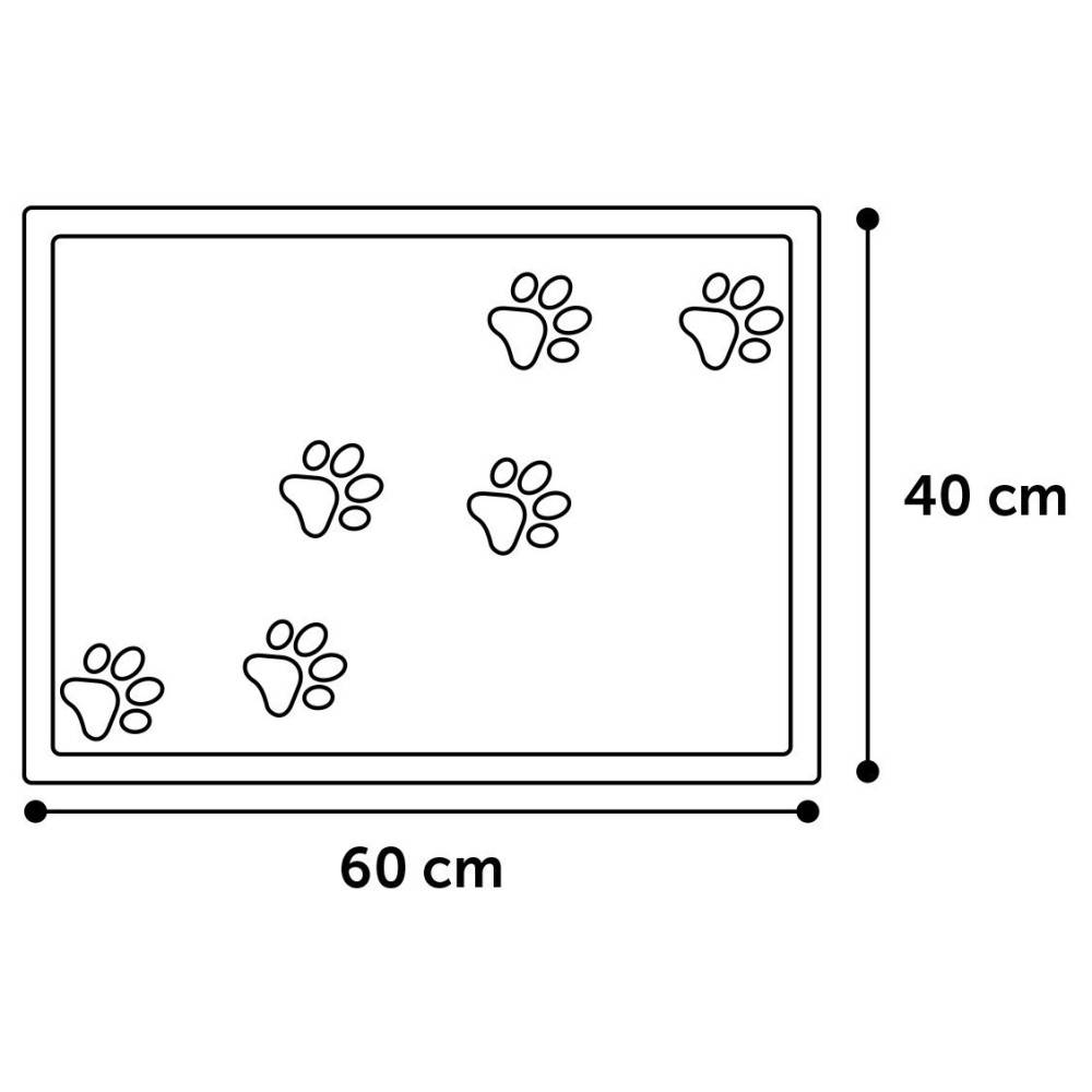 Tapis rose 40 x 60 cm pour bac à litière pour chat - Imagen 2