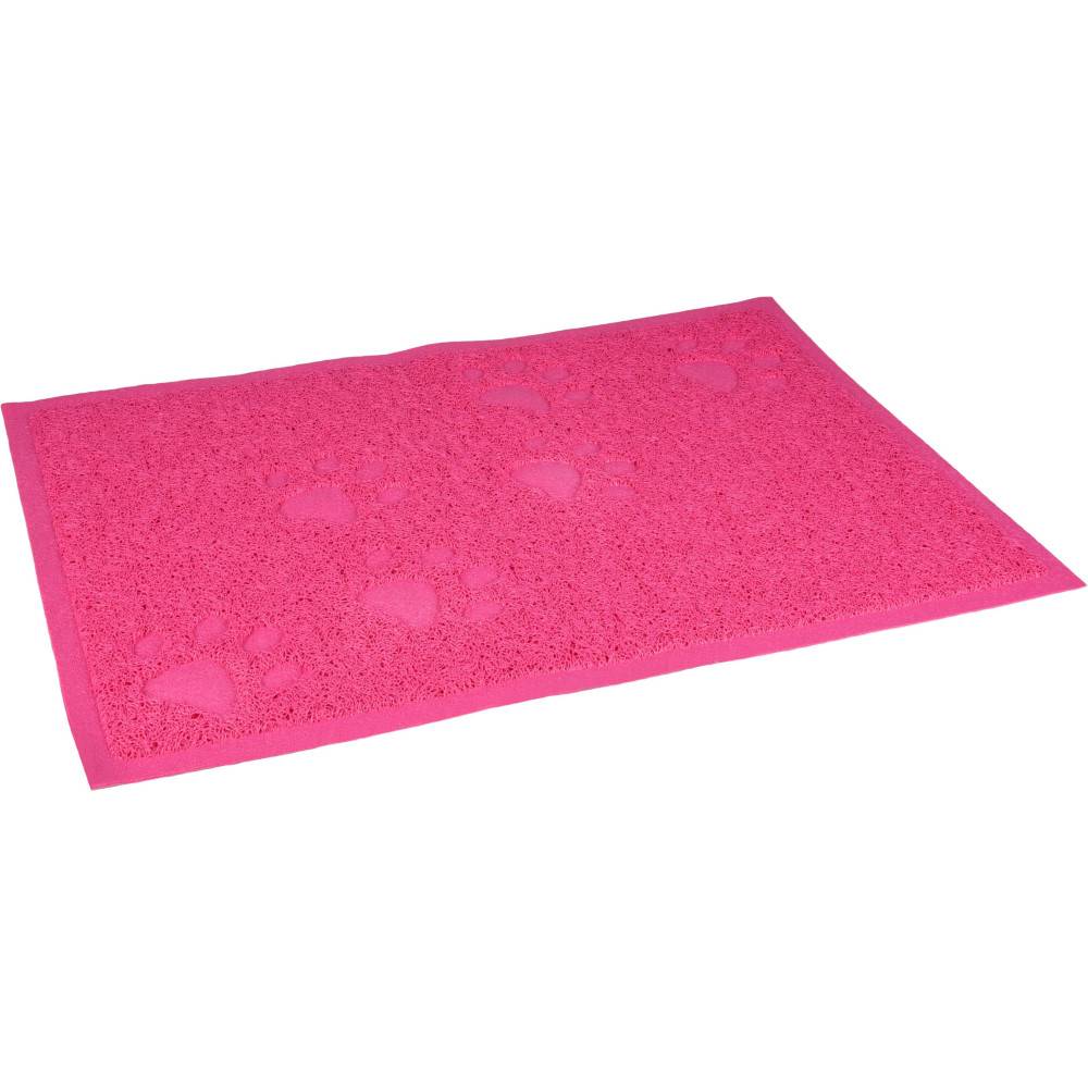 Tapis rose 40 x 60 cm pour bac à litière pour chat - Image 5