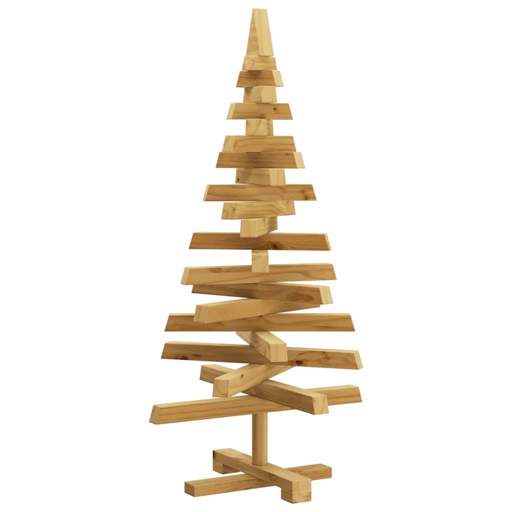 ComfortXL - Sapin de Noël Design en Bois de Pin Massif Branches Ajustables Marron 90 cm – ComfortXL Outdoor Living - Image 6