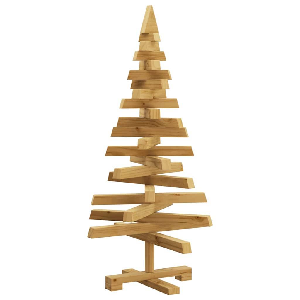ComfortXL - Sapin de Noël Design en Bois de Pin Massif Branches Ajustables Marron 90 cm – ComfortXL Outdoor Living - Image 2