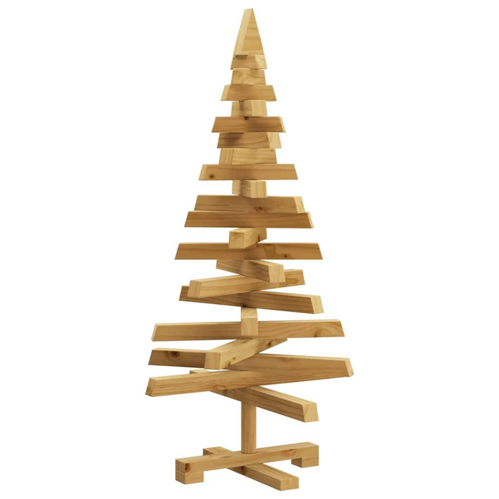 ComfortXL - Sapin de Noël Design en Bois de Pin Massif Branches Ajustables Marron 90 cm – ComfortXL Outdoor Living - Image 7