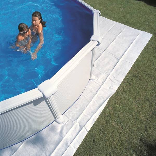 Gre Pools - Tapis de sol  8,25 x 5m pour piscine 8m x 4,70m, épaisseur 100g/m² Gre Pools - Imagen 1