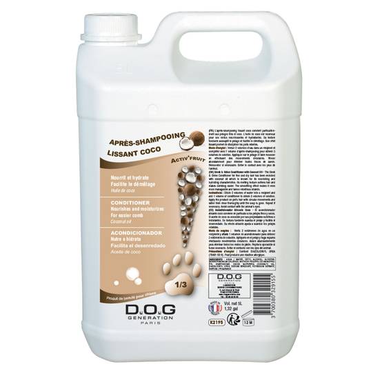 Après-shampoing Lissant Coco Dog Génération : 5 litres DOG GENERATION