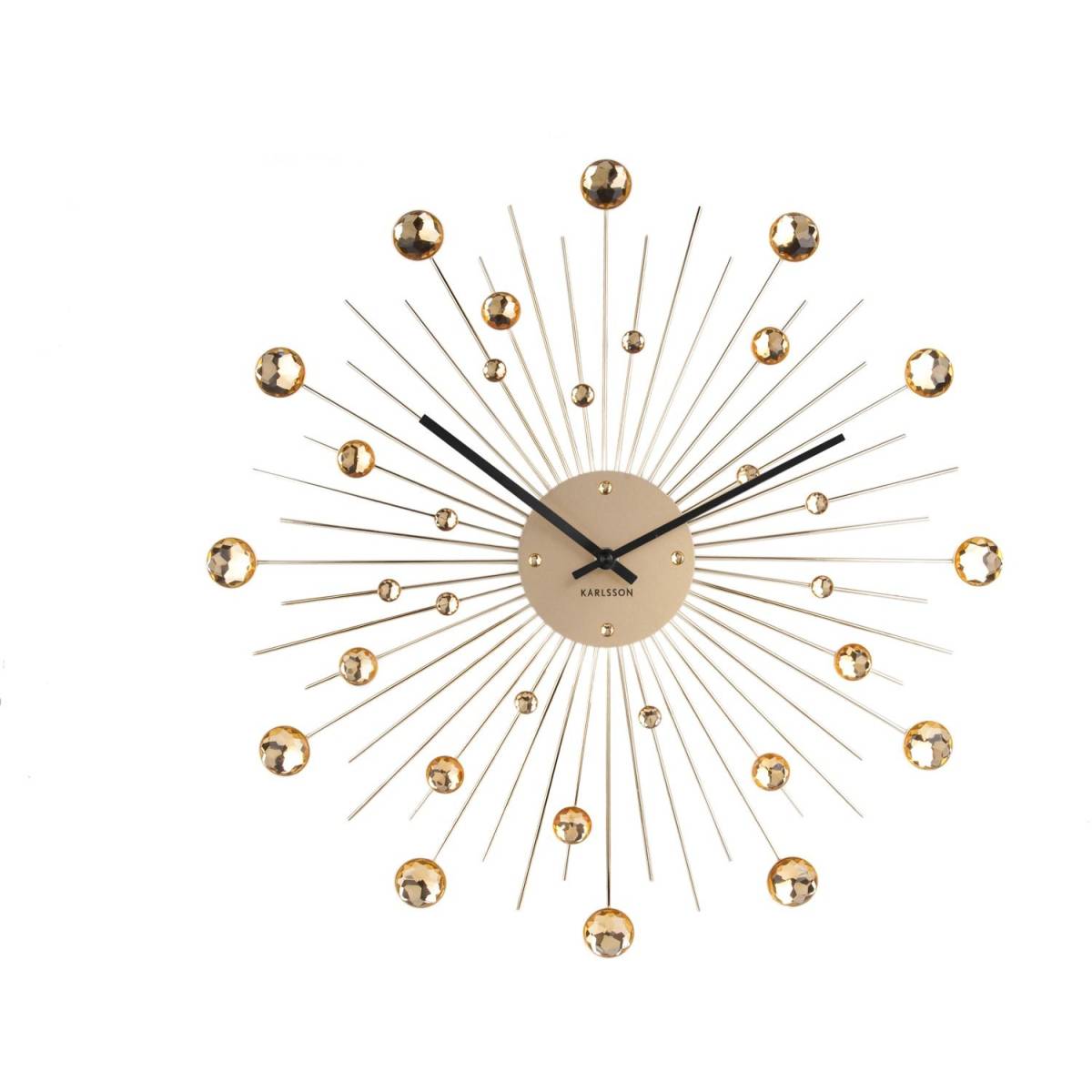 Karlsson - Horloge ronde en métal Sunburst 50 cm Karlsson - Imagen 1