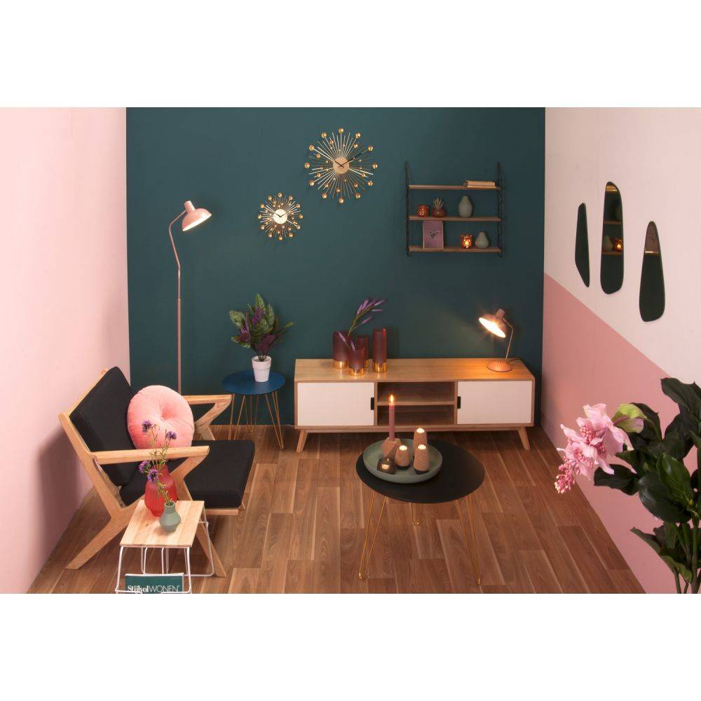 Karlsson - Horloge ronde en métal Sunburst 50 cm Karlsson - Imagen 4