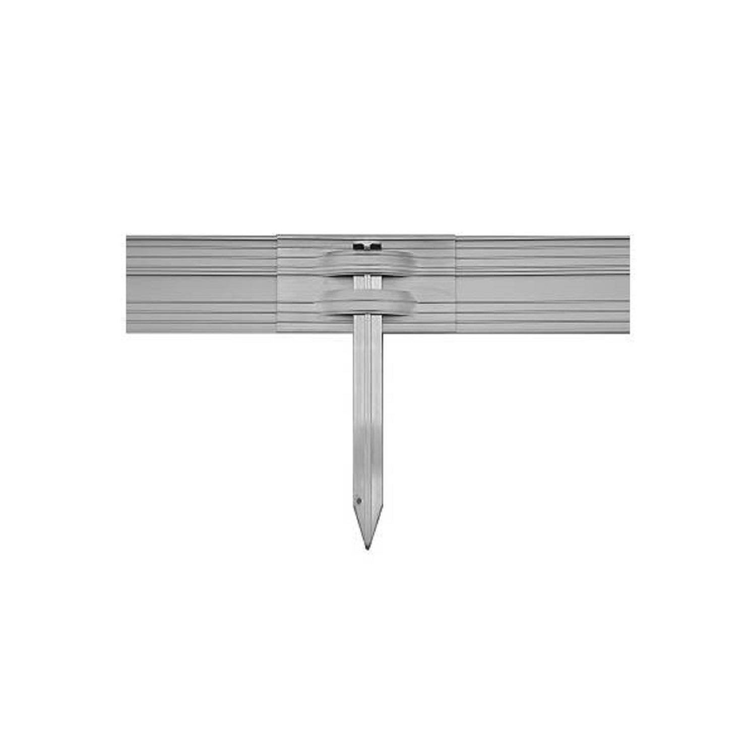Bordure de Jardin en aluminium ultra solide 14cm x 100cm, Green-split - Image 3