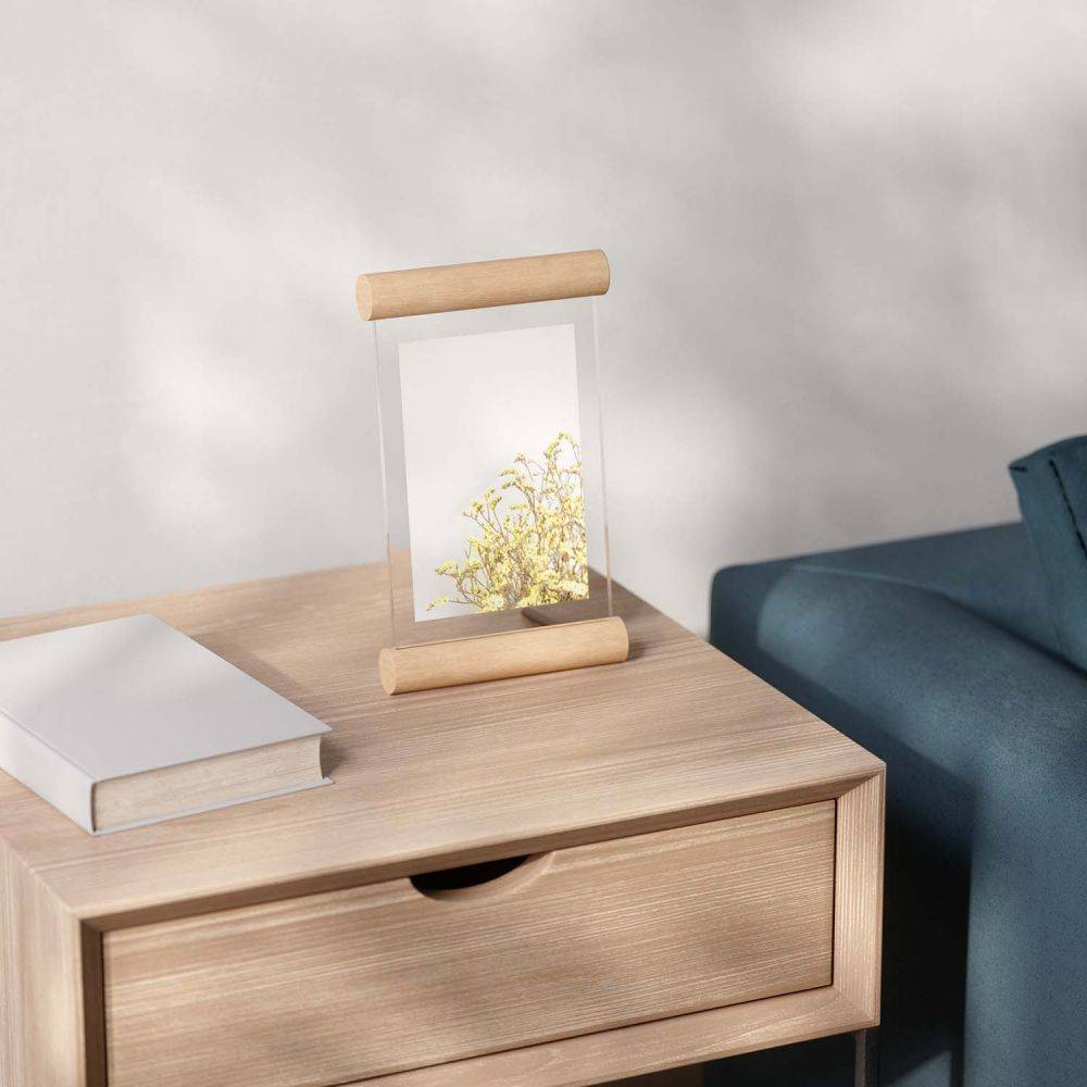 Umbra - Cadre photo en bois 10 x 15 cm Scroll - Imagen 2