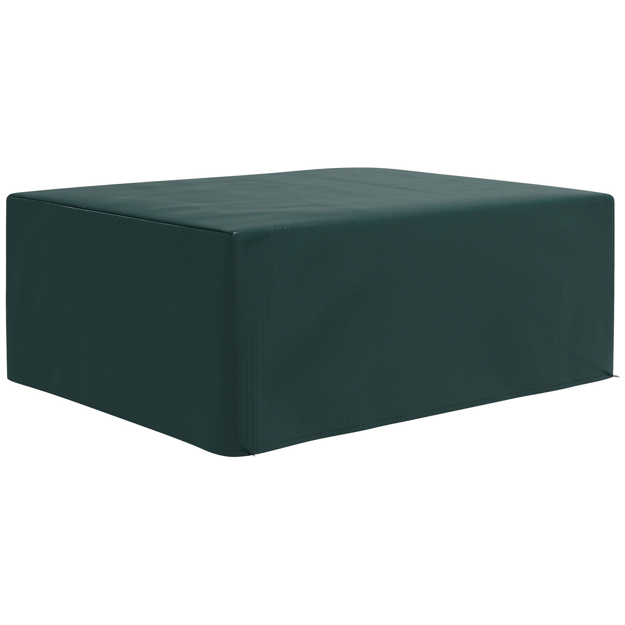 ComfortXL - Housse mobilier de jardin PE vert foncé 235 x 190 x 90 cm imperméable anti-UV avec cordon de serrage - Image 10