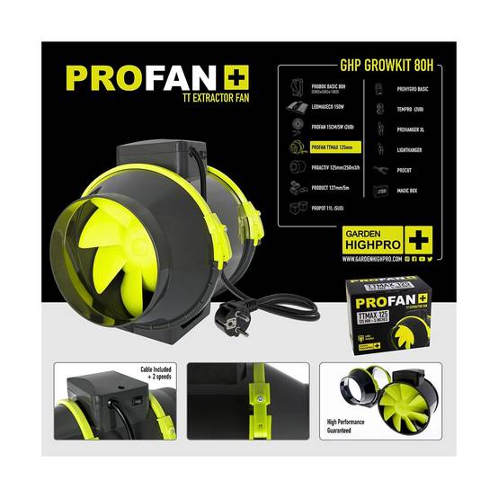 Kit de culture complet - BORN TO BE A GROWER - 80x80x180 - 150W - GARDEN HIGH PRO - Image 6