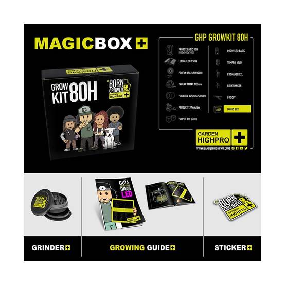 Kit de culture complet - BORN TO BE A GROWER - 80x80x180 - 150W - GARDEN HIGH PRO - Image 10