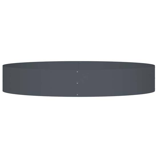 Grande Bordure Ronde Acier Anthracite pour Jardin Massif Cercle de Plantation Ø120x20 cm - ComfortXL Outdoor Living - Image 5