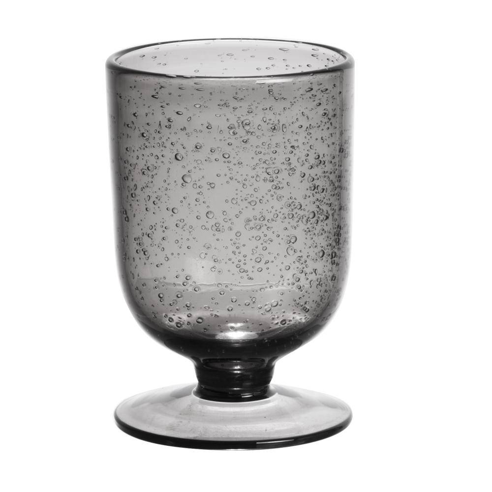 Table Passion - Verre à pied Gordes Bullé 25 cl gris (lot de 6) - Image 2