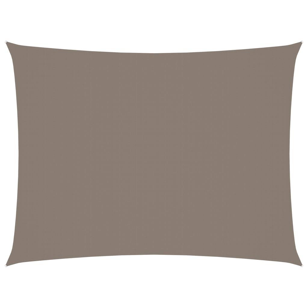 Helloshop26 - Voile d'ombrage parasol tissu oxford rectangulaire 2 x 3 m taupe - Imagen 1