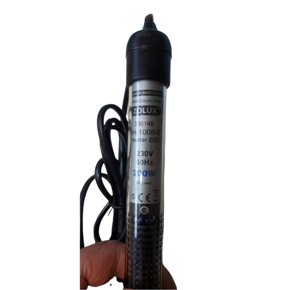 Zolux - Chauffage d'aquarium heater 200 zolux 200 W longueur 32 cm - Imagen 5