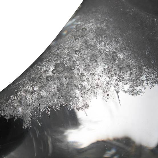 Baromètre à Cristaux Storm Glass - Bouteille de Prévisions Météo - Verre de tempête 20 cm - Socle en Bois - Image 9