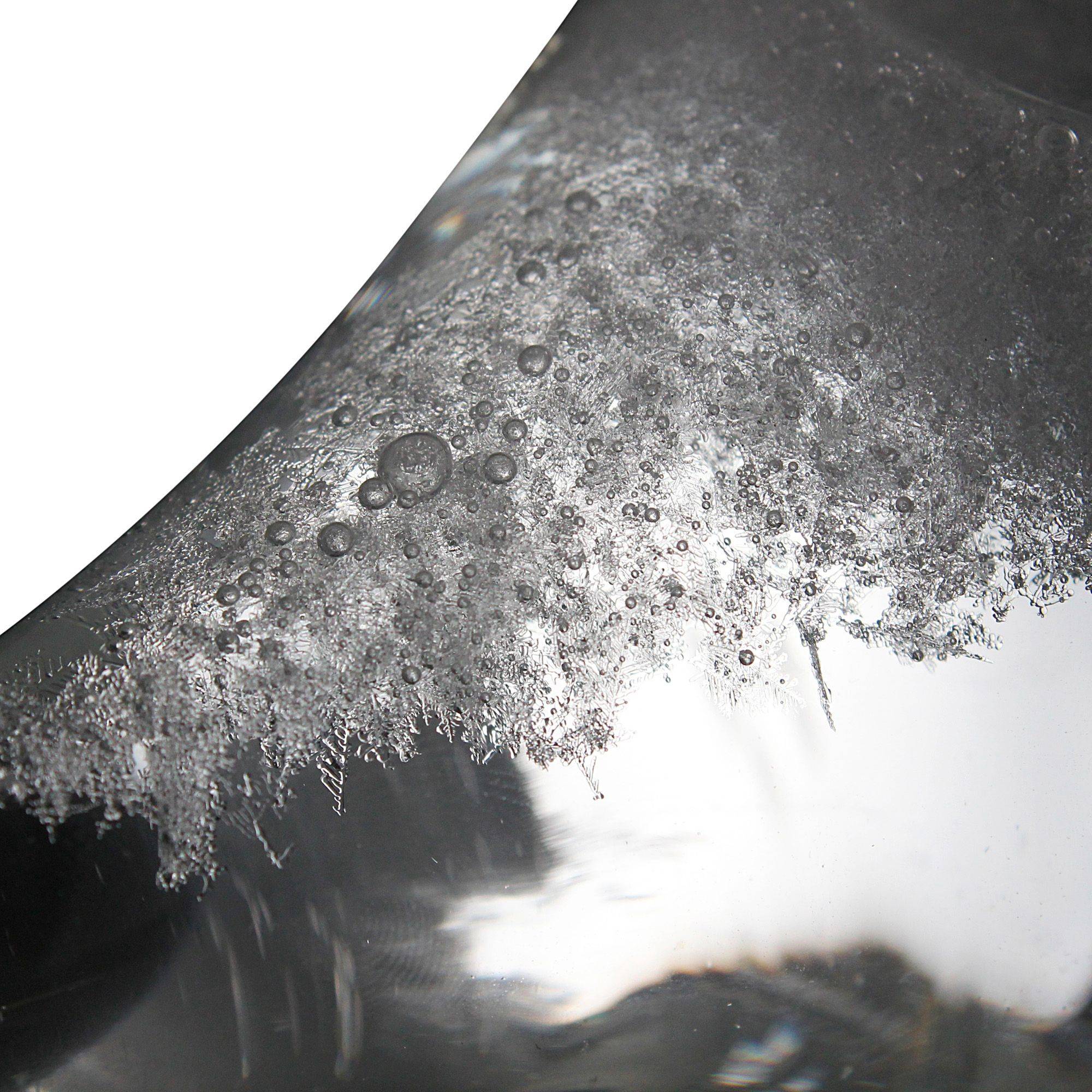 Baromètre à Cristaux Storm Glass - Bouteille de Prévisions Météo - Verre de tempête 20 cm - Socle en Bois - Image 9