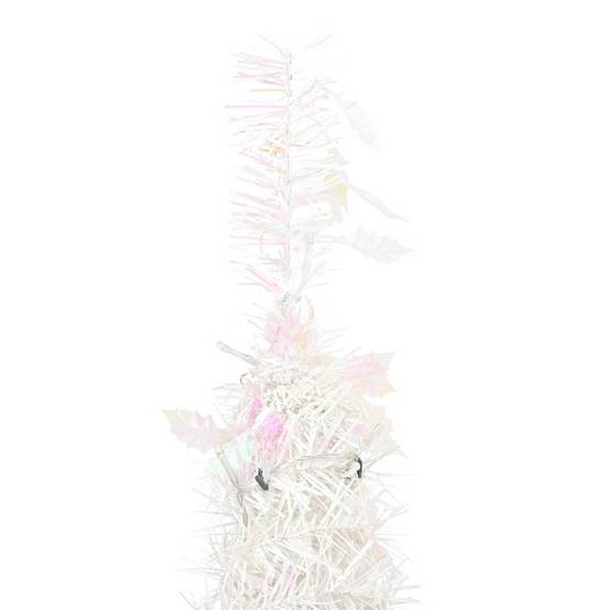 ComfortXL - Grand Sapin de Noël Artificiel Escamotable Pré-éclairé 200 LED Blanc 210 cm – ComfortXL Outdoor Living - Image 7