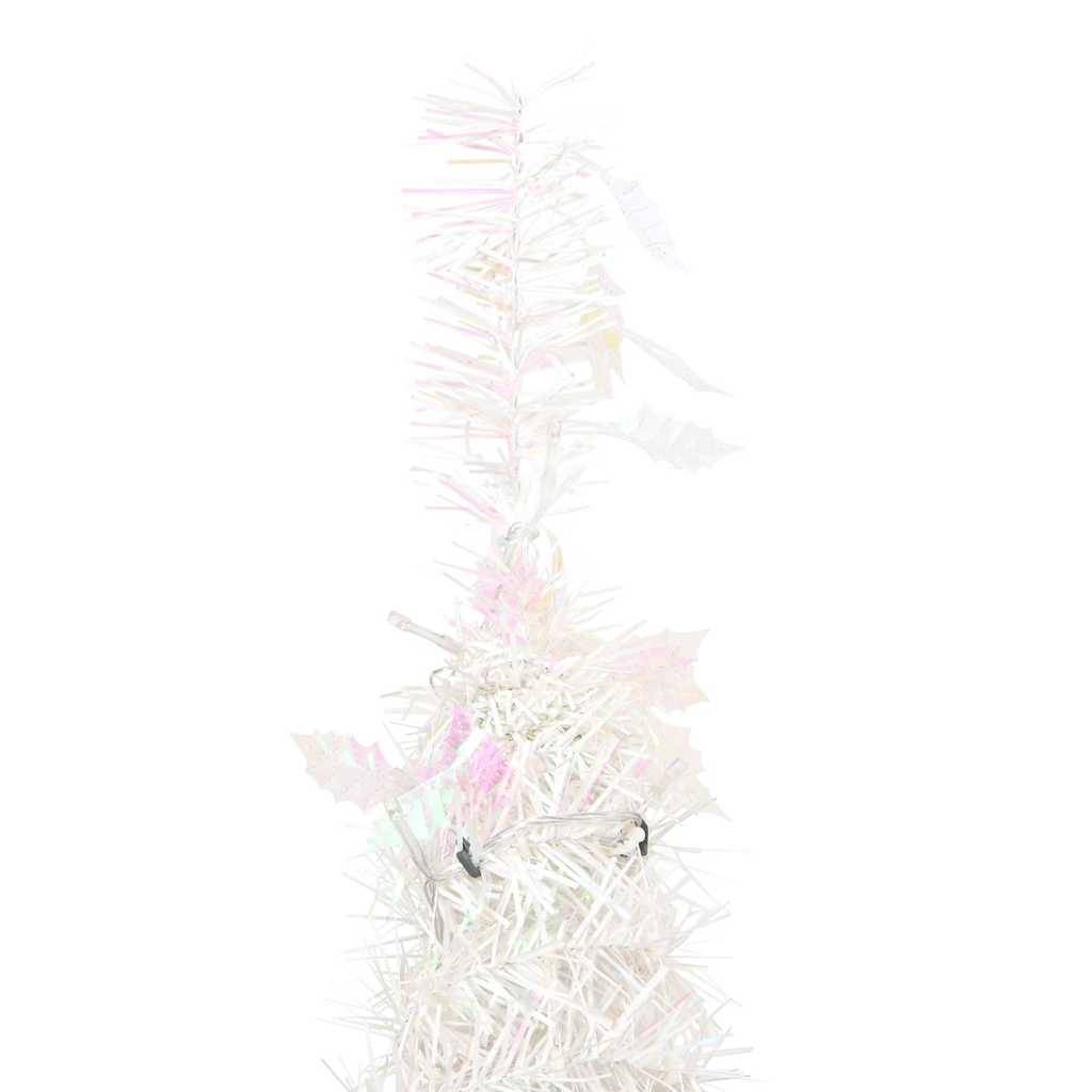 ComfortXL - Grand Sapin de Noël Artificiel Escamotable Pré-éclairé 200 LED Blanc 210 cm – ComfortXL Outdoor Living - Image 7