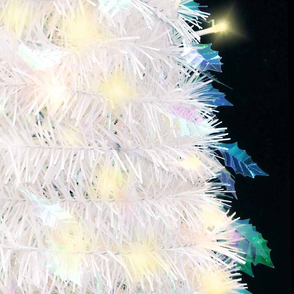 ComfortXL - Grand Sapin de Noël Artificiel Escamotable Pré-éclairé 200 LED Blanc 210 cm – ComfortXL Outdoor Living - Image 4