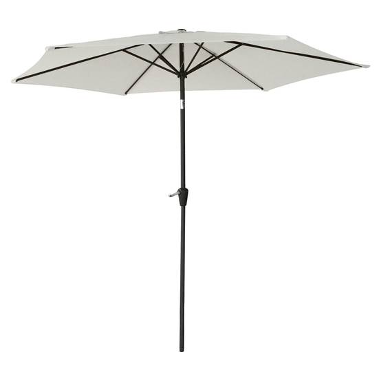 Happy Garden - Toile pour parasol droit HAPUNA rond 2,70m de diamètre beige - HAPPY GARDEN - Image 3