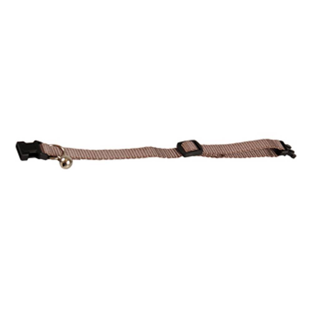 Collier réglable de 19 à 30 cm. Taupe avec clochette. pour chat. - Image 2