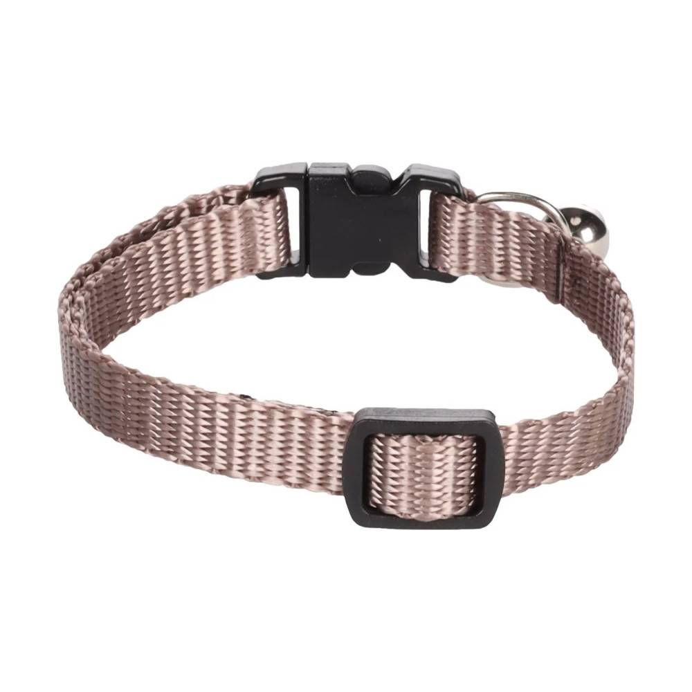 Collier réglable de 19 à 30 cm. Taupe avec clochette. pour chat. - Image 5