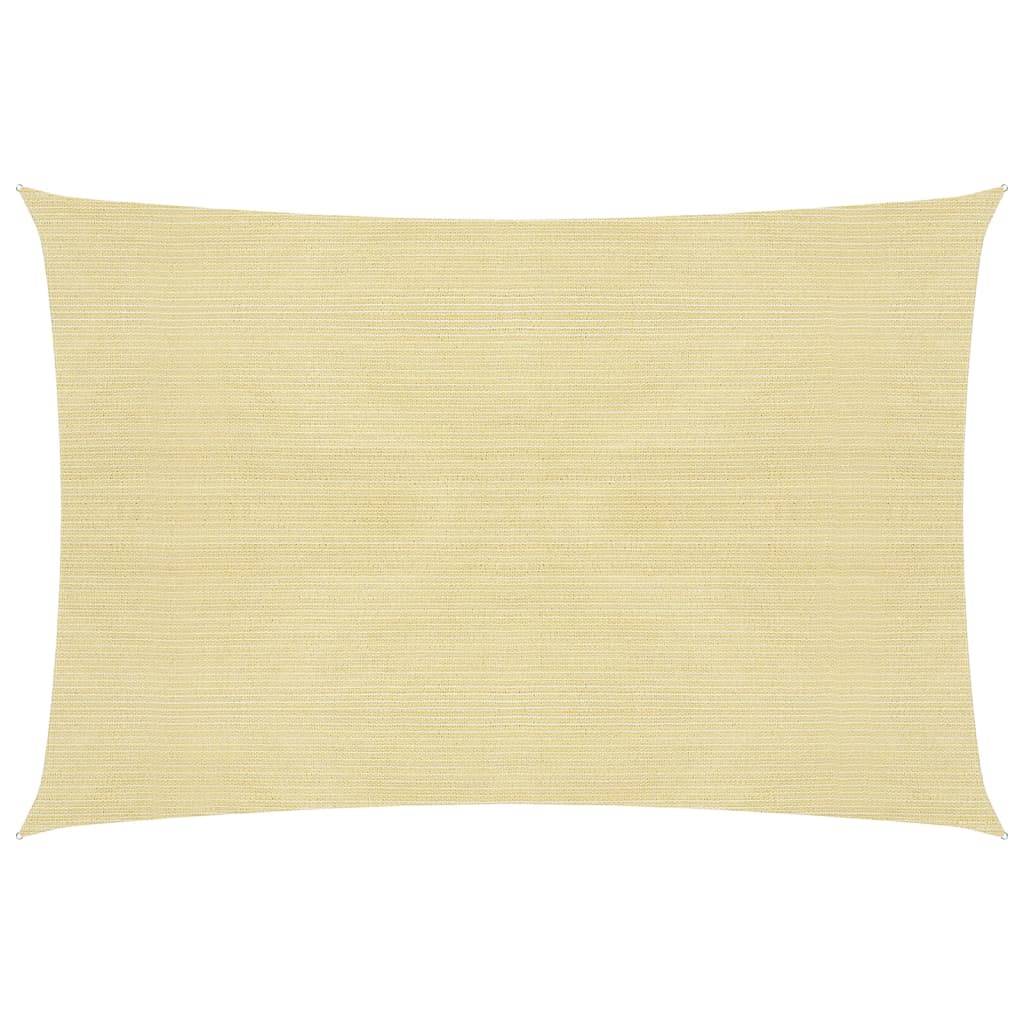 Helloshop26 - Parasol en pehd rectangulaire 4 x 6 m beige - Imagen 2