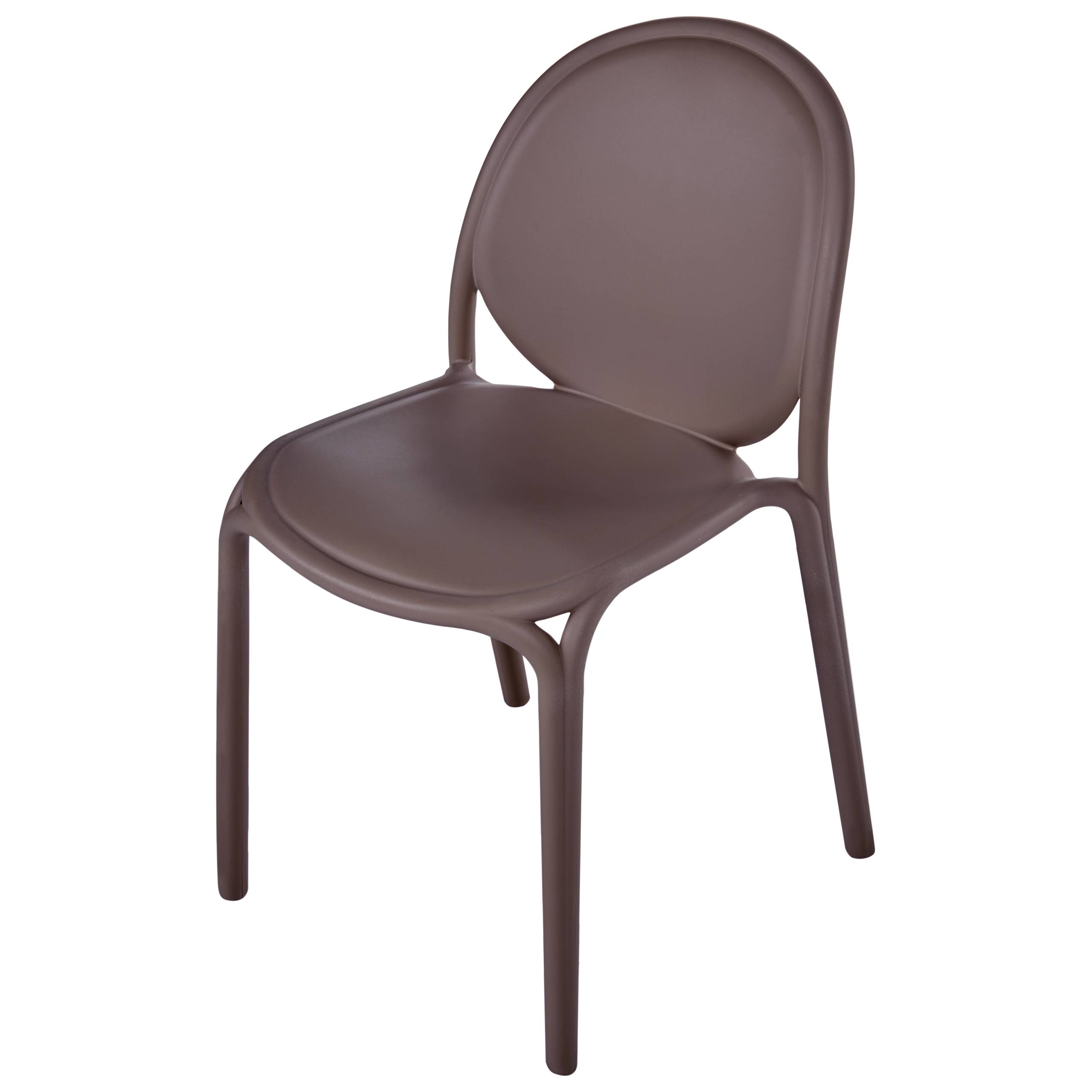 Beliani - Chaise de salle à manger Polypropylène Marron BRUGNELLO - 44x47x80- Beliani - Image 8