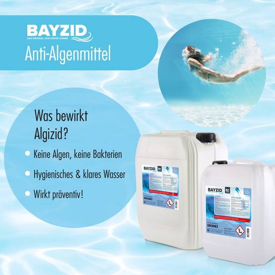 Anti-algues BAYZID® en bidon de 5 L x 4 - Image 3