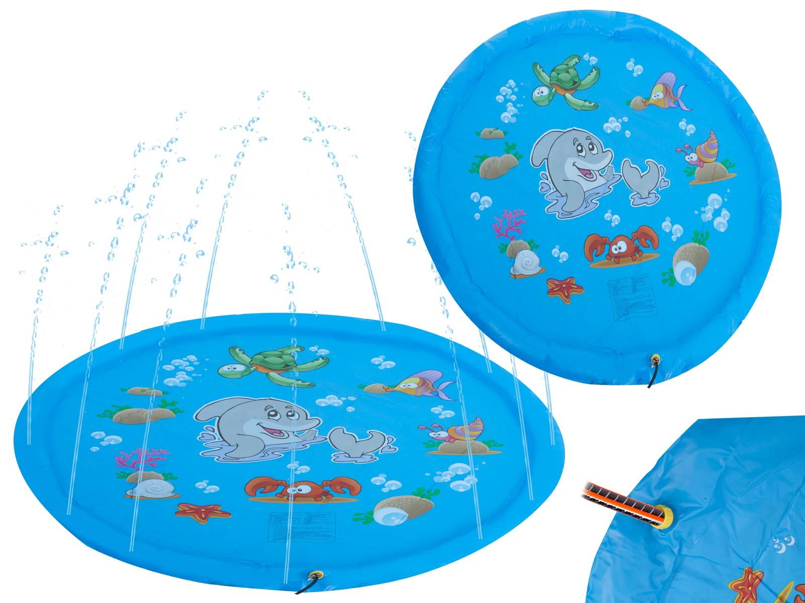 Tapis arrosage 170cm PVC robuste, jeu d'eau extérieur enfants - Jardin Tapis arrosage 170cm PVC robuste, jeu d'eau extérieur enfants - Jardin