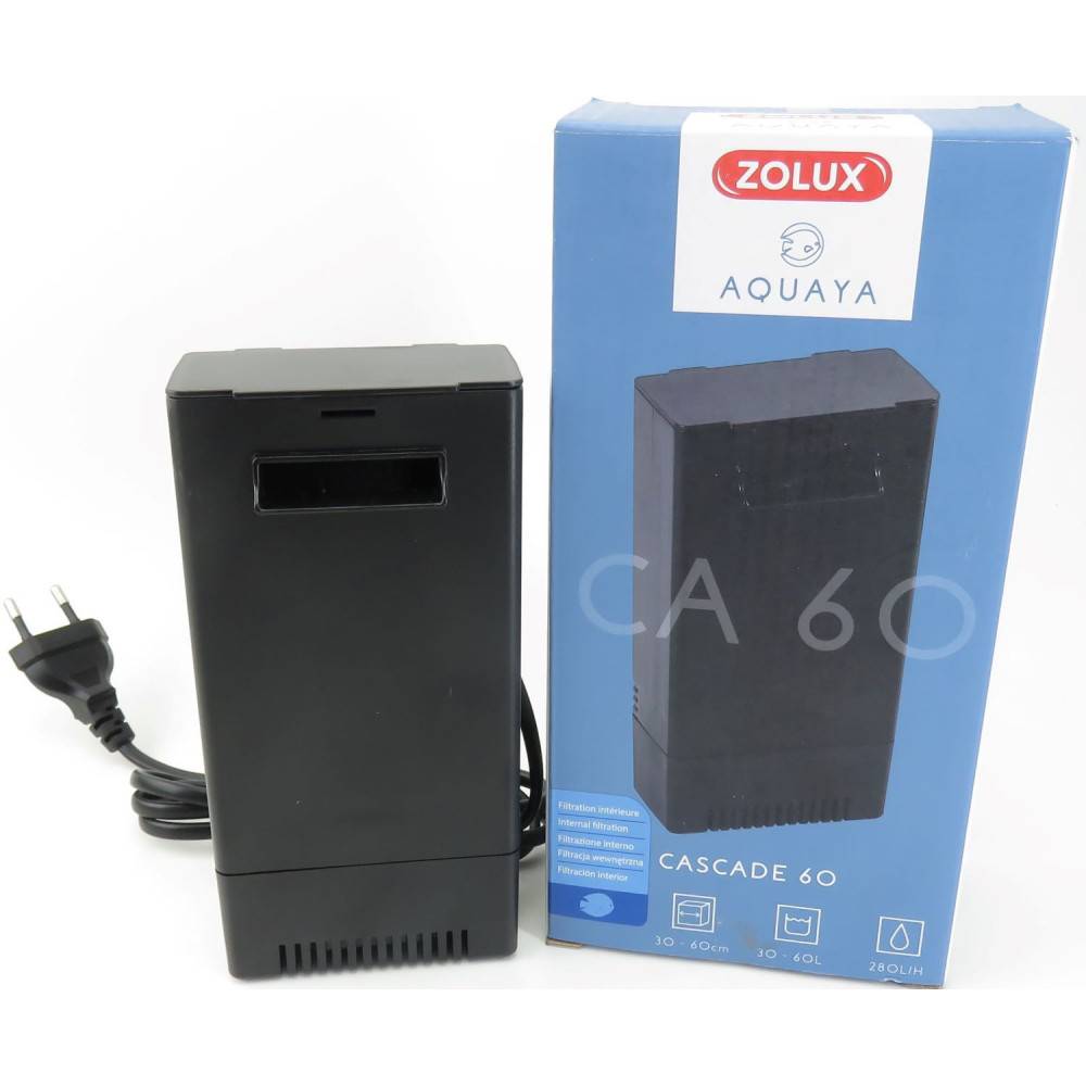 Zolux - Filtration intérieure cascade 60 puissance 4.2w, 280l/h pour aquarium de 30 à 60l max - Imagen 5