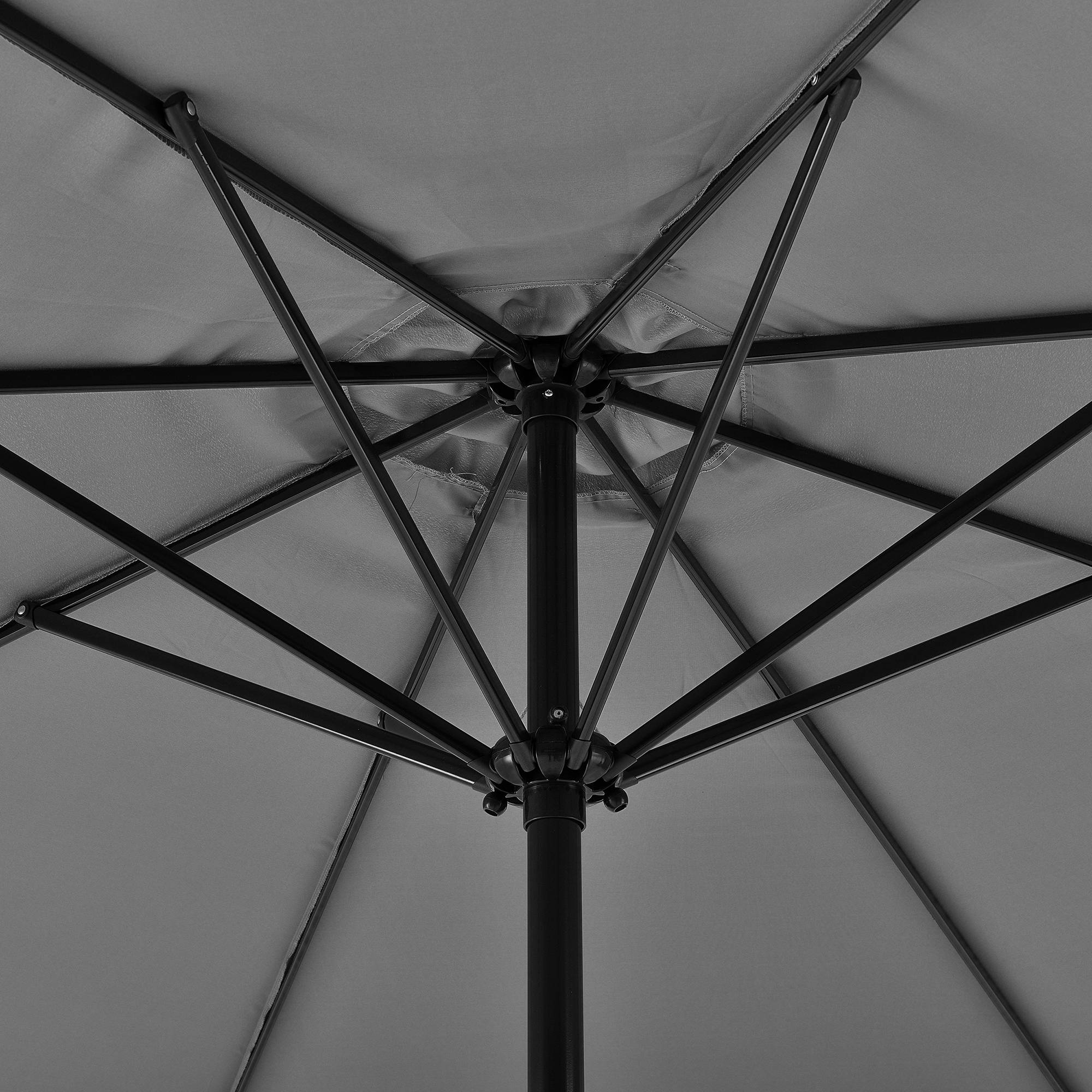 Casa.Pro - Parasol de Jardin Budapest Résistant Imperméable 300 x 230 cm Gris [casa.pro] - Imagen 5