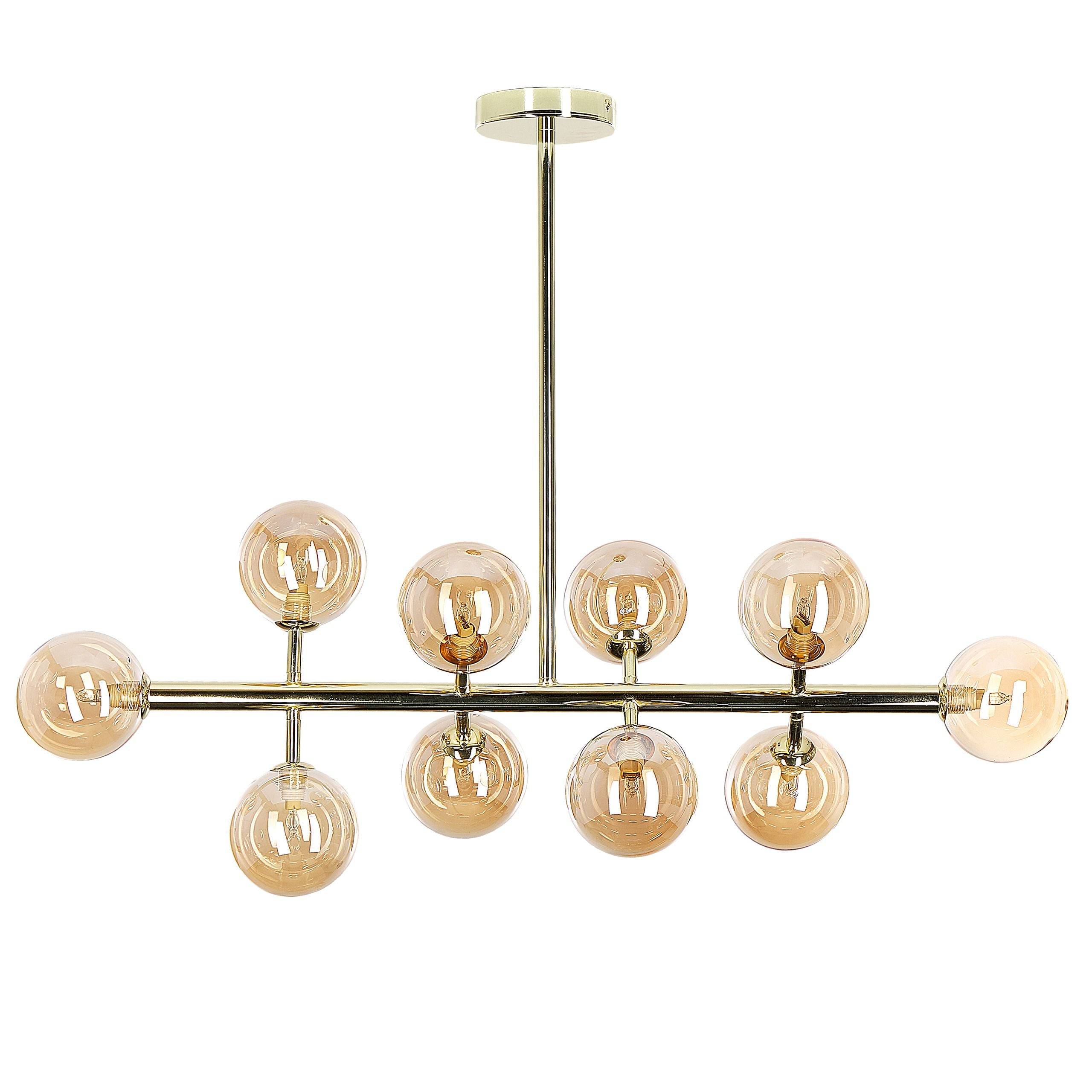 Beliani - Lampe suspension Acier Doré RAMIS - 90x34x68- Beliani - Image 2
