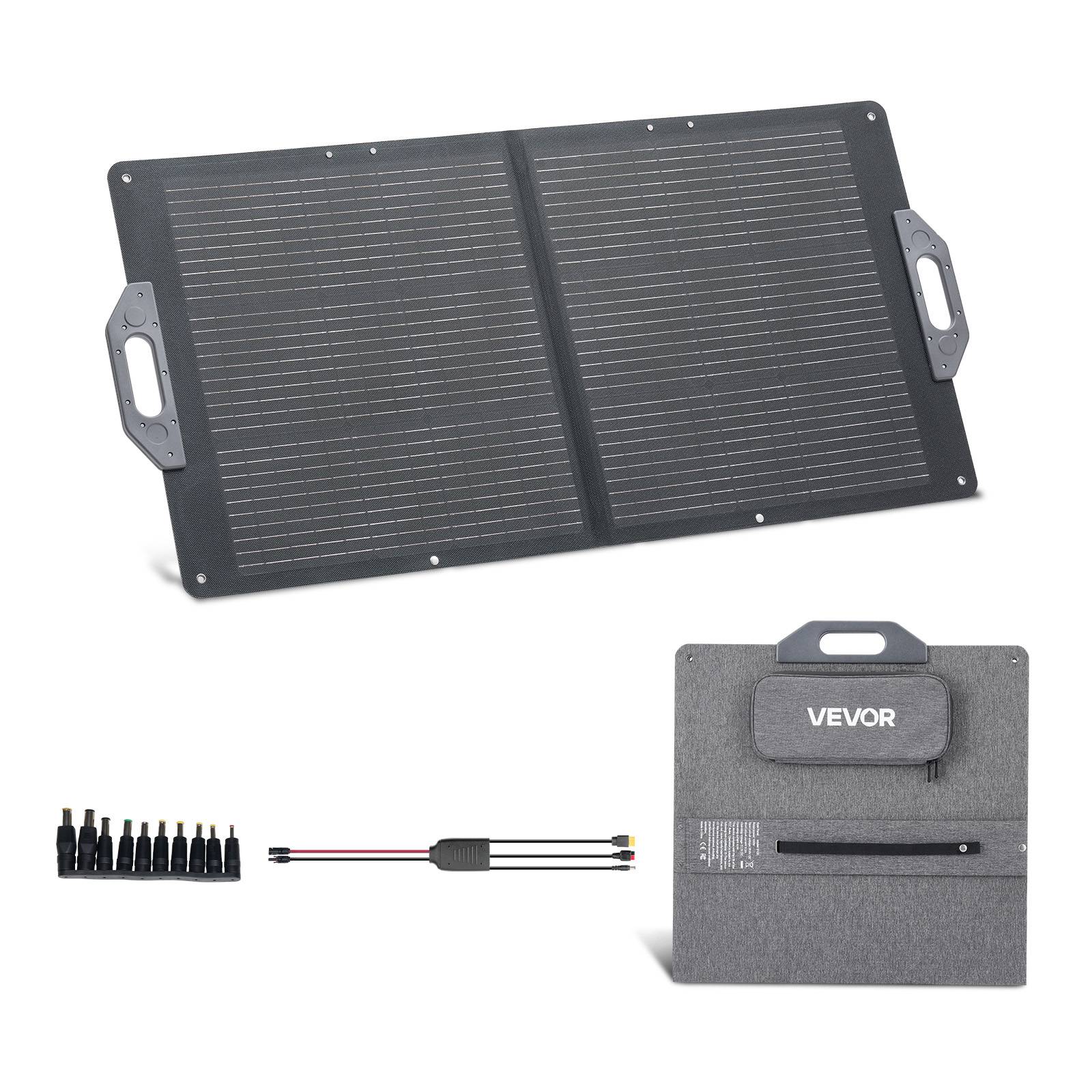 Vevor - VEVOR Panneau Solaire Portable Chargeur Solaire Pliable Monocristallin 100 W