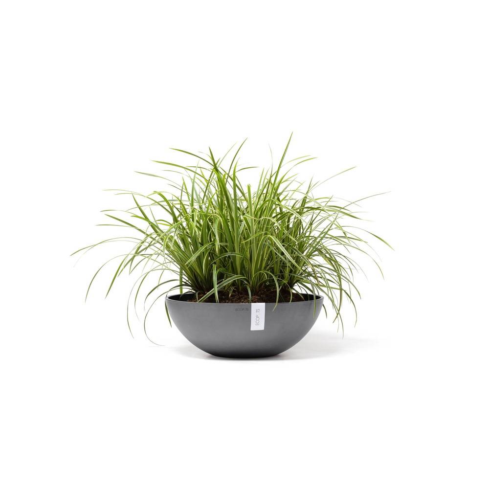 Ecopots - Pot Rond Vienna 50 Gris - Ø 50 x H. 18 cm - 22,3 L ECOPOTS - Imagen 1