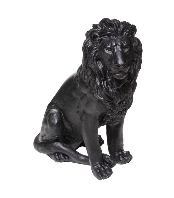 Objet déco Lion en magnésie 68 x 37 x 80 cm intérieur ou extérieur - Image 1