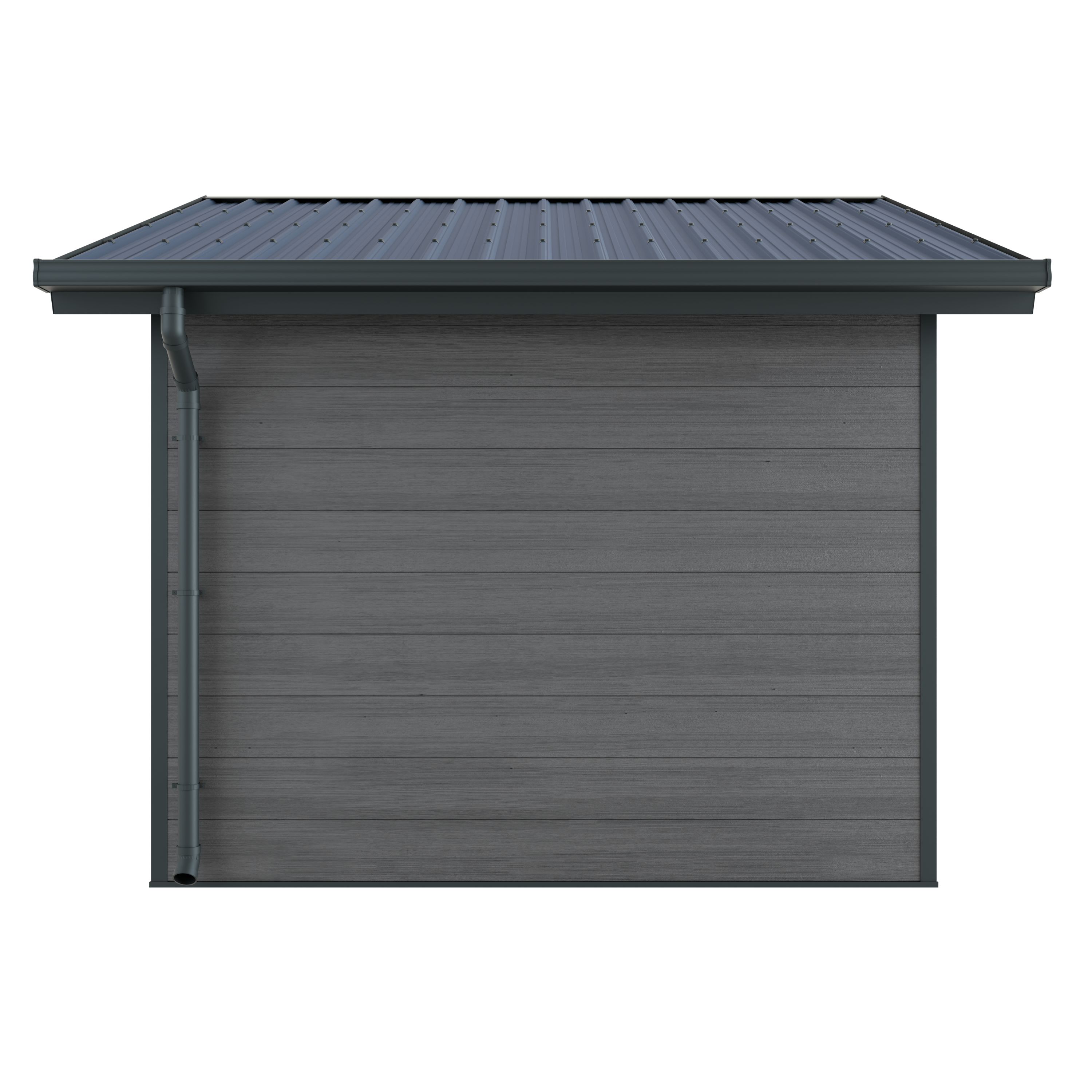 Abri de Jardin Composite ISORA - 12m2 Gris - Cabane Atelier / Abri Velo - Image 5