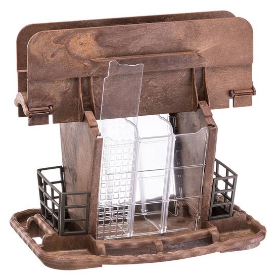 Ferplast - Mangeoire pour Oiseaux Sauvages JOK 2, Abri Oiseaux, Adaptée pour Nourriture Graines Petites Noisettes, Boules de Graisse, Eau - Image 8