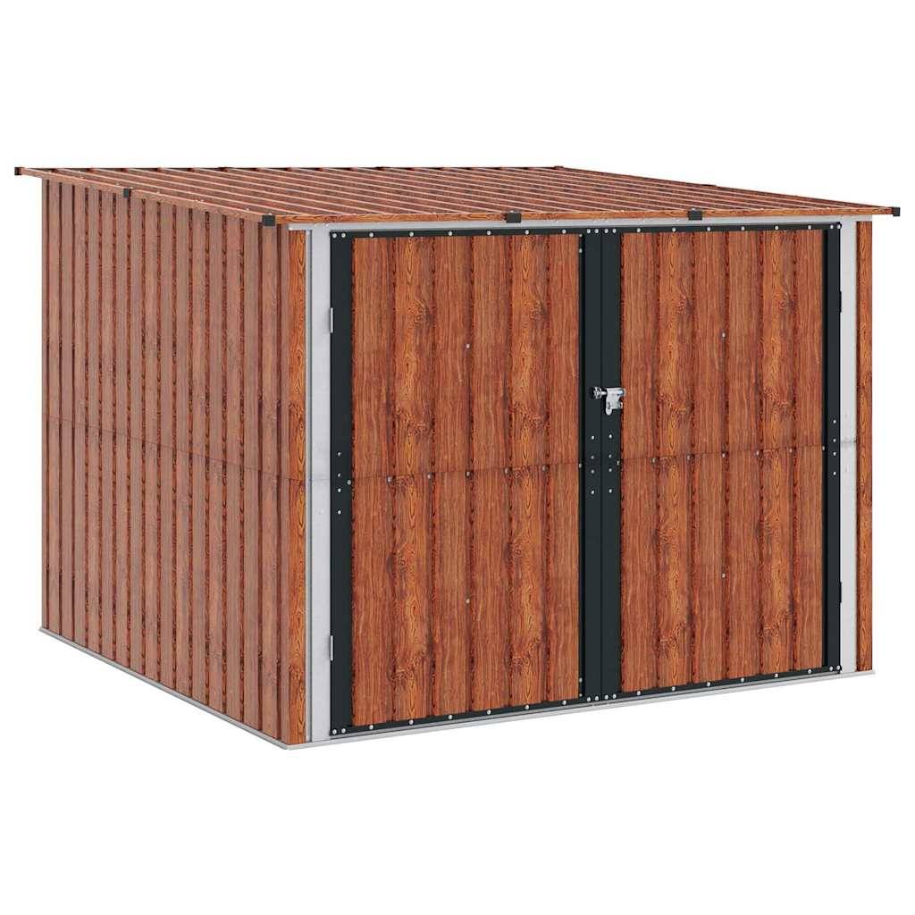PANGIVO - Abri de vélo métal marron 216 x 207 x 158 cm - PANGIVO - Image 2
