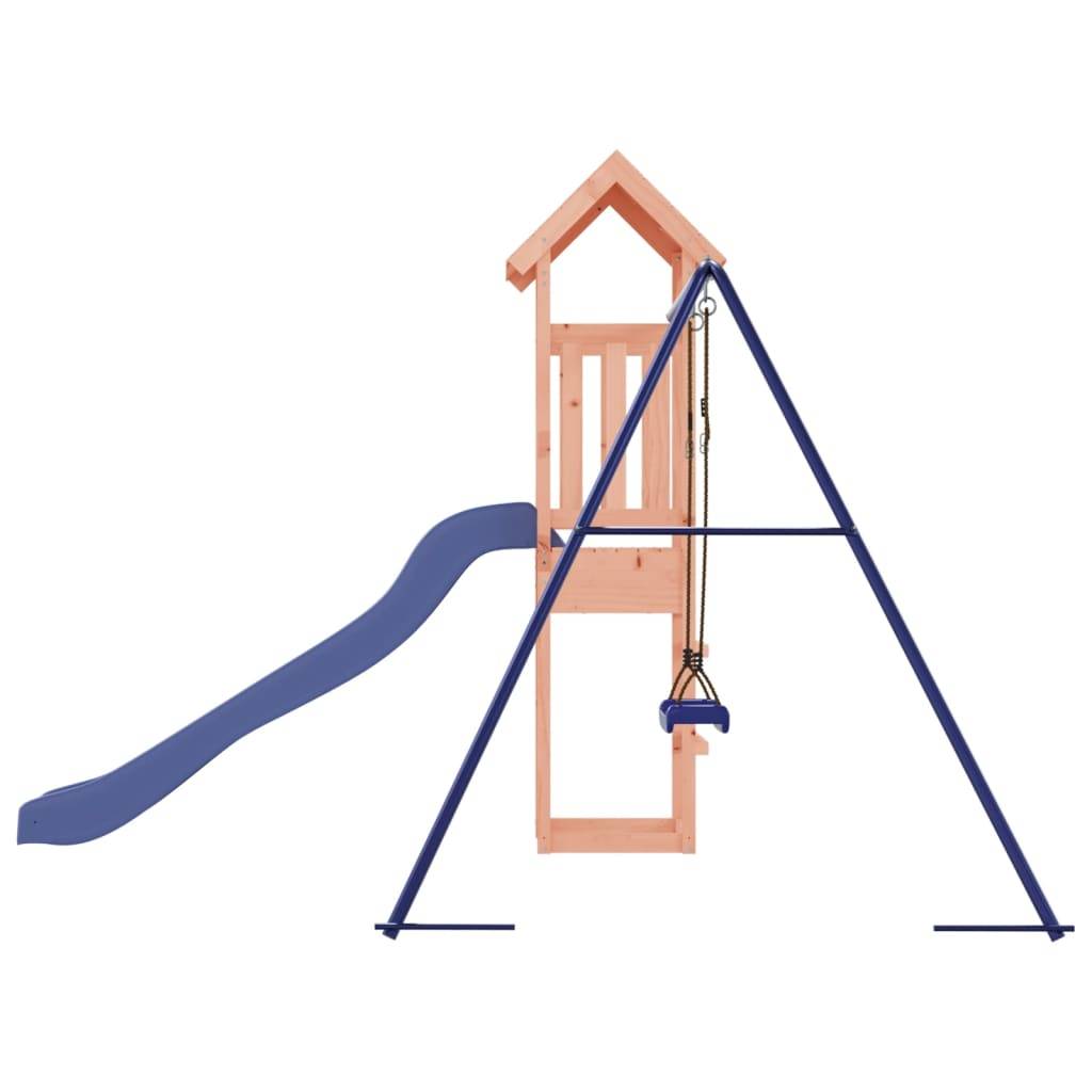 Helloshop26 - Aire de jeux d'extérieur balançoires toboggan portiques robuste jeux jardin 238 x 321 x 207 cm bois massif de douglas - Imagen 5