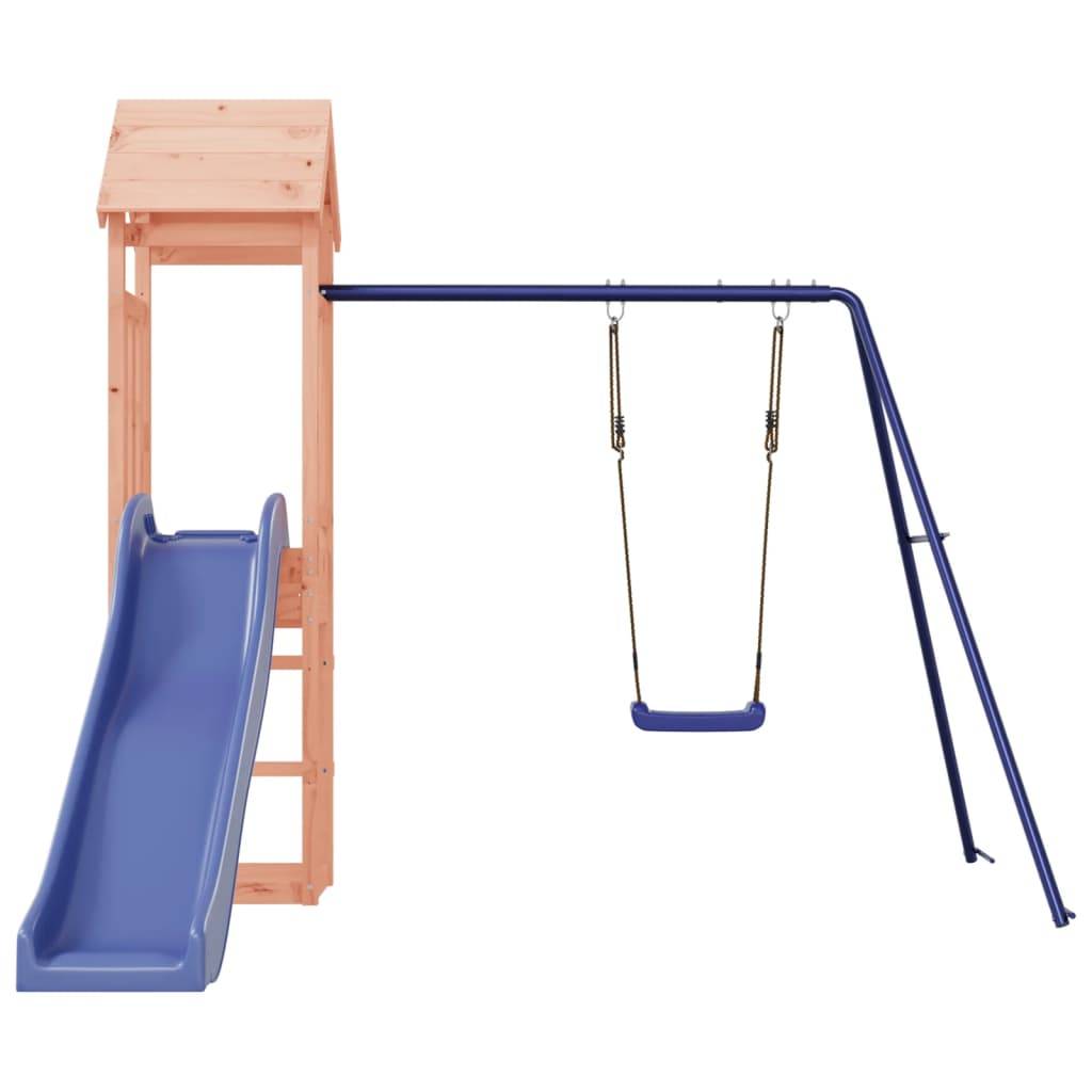 Helloshop26 - Aire de jeux d'extérieur balançoires toboggan portiques robuste jeux jardin 238 x 321 x 207 cm bois massif de douglas - Imagen 3